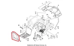 New Oem Arctic Cat 350 Cr Front Right Footwell Mudguard. Fixed Price $84.95.