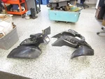 03 Yamaha Raptor Yfm 660 Front Rear Fenders Black 5LP-W2161-20-00 2002-2004. Fixed Price $318.75.