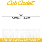 Cub Cadet 83201-115-0100 Left Fender Frontcover Challenger CX700 CX500. Fixed Price $44.95.