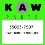 35063-7507 Kawasaki Stay,front Fender,rh 350637507, New Genuine Oem Part. Fixed Price $17.71.