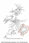 New Oem Yamaha Kodiak 700 4WD Left Side Cover Panel Red. Fixed Price $184.95.