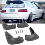 Front & Rear Molded Mudflap Splash Mudguard For Honda Civic Eg Eh Ej 92-99. Fixed Price $31.11.