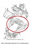 New Oem Factory Yamaha Wolverine 700 Front Fender Shroud Hood Green. Fixed Price $234.95.