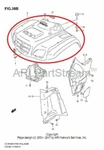 Oem Genuine Factory New Suzuki Lt-a Lt-f 400 Eiger Front Fender Red. Fixed Price $414.95.