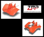 New Suzuki LT50 84 - 87 Quadrunner Plastic Orange Front And Rear Fender Set. Fixed Price $340.59.