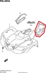 New Oem Suzuki LT-A400F Eiger 4X4 Left Side Cover Panel Fender Black. Fixed Price $79.95.