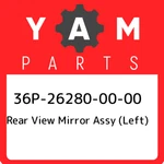 36P-26280-00-00 Yamaha Rear View Mirror Assy (left) 36P262800000, New Genuine Oe. Fixed Price $137.80.