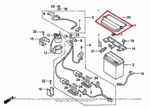 New Oem Honda Fourtrax 4X4 Trx 300 Battery Box Cover Red. Fixed Price $49.95.