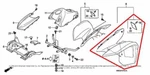 New Oem Honda Sportrax Front Left Fender Metallic Black. Fixed Price $379.95.