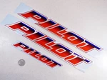 89-90 Honda Pilot Tub & Body Sticker Decal Mark Emblem Set 3PCS. Fixed Price $108.99.