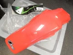 Nos Ufo Plast Rear Fender Fits: Honda CR125 CR250 12-162-68 HO02624-070. Fixed Price $24.99.