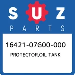16421-07G00-000 Suzuki Protector,oil Tank 1642107G00000, New Genuine Oem Part. Fixed Price $39.47.