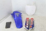2004 Yamaha YZ250F Rear Fender Fork Guards Front Number Plate Skid Plastic. Fixed Price $39.99.