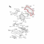 Oem Genuine New Kawasaki Teryx 750 Right Rear Fender Yellow. Fixed Price $104.95.