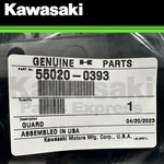 New 2008 2014 Genuine Kawasaki Swing Arm Guard 55020-0393. Fixed Price $23.94.
