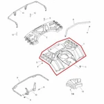 New Oem Polaris Sportsman 550 850 Rear Fender Camouflage. Fixed Price $1054.95.