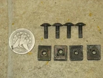 88 Kawasaki KAF450 B1 Mule Left Front Mud Flap Guard Mounting Screws Hardware. Fixed Price $18.74.