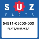 54511-02C00-000 Suzuki Plate,fr Brake,r 5451102C00000, New Genuine Oem Part. Fixed Price $33.32.