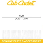 Cub Cadet 731-12171 Inner Fender Left Hand Challenger 4X2 400LX. Fixed Price $122.27.