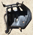 2004-2011 Kawasaki KFX700 V-force Oem Right Footrest Guard W/ Stay Bracket. Fixed Price $25.00.