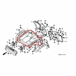 New Oem Honda Trx Foreman 400 450 Front Fender Red. Fixed Price $284.95.