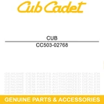 Cub Cadet 503-02768 Fender Guard Bracket Upper Right Hand Challenger MX750 MX550. Fixed Price $43.95.