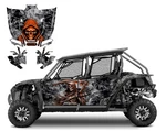 Honda Talon 1000X-4 4-SEATER Graphics Wrap Kit 24 Mil Racing Vinyl Grim Reaper. Fixed Price $575.00.