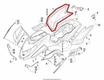 New Oem Arctic Cat Dvx 400 Rear Back Right Fender Mud Guard Red. Fixed Price $274.95.