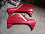 21 Moto Cforce 500 Red Left And Right Mid Side Fender Cover Panel Plastic. Fixed Price $149.00.
