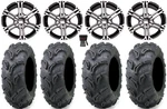 Itp SS212 12" Wheels Machined 27" Zilla Tires Yamaha Grizzly Rhino. Fixed Price $1095.48.