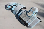 1986 Yamaha Moto 4 YFM225 Front And Rear Fenders Mud Flaps - Faded. Fixed Price $200.00.