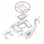 Oem Genuine Factory New Polaris Rzr 800 Front Center Access Hood Orange. Fixed Price $709.95.