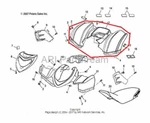 New Oem Polaris Phoenix 200 Rear Fender Gray 2017 2018. Fixed Price $544.95.