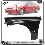 New Front Fender Left Driver Side Primed For 1999-2000 Honda Civic. Fixed Price $81.32.