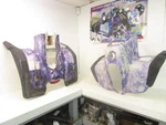 Polaris Sportsman 90 Front Rear Fenders Purple Camo 0451163-455 2004-2006. Fixed Price $295.00.