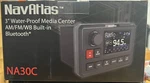 Navatlas NA30C 3" Water Proof Media Center - Am/fm/weatherband & Bluetooth. Fixed Price $255.00.
