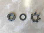 Lot 153-3, 1983 Honda ATC70 Clutch Nut, Lock Washer, B. Fixed Price $10.40.