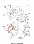New Oem Kawasaki Brute Force 650 4X4 Rear Left Flap Guard Flare Black. Fixed Price $54.95.