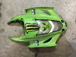 Kawasaki KFX400 Green Racing Front Plastic Fenders Headlight 2004 2005 06. Fixed Price $158.00.
