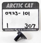 Genuine Oem Arctic Cat 0423-101 Body Screw 6MM Black New Nos Made Usa. Fixed Price $10.46.