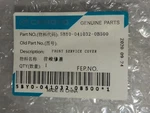 2022 Cfmotozforce 950 Sport CF1000US-A Front Service Cover (titanium Gray). Fixed Price $87.70.