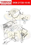 Yamaha Side Cover Assy 5KM-21720-10-00 Oem New. Fixed Price $106.03.