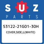53122-21G01-30H Suzuki Cover,side,l(white) 5312221G0130H, New Genuine Oem Part. Fixed Price $181.44.