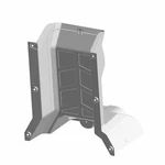 Polaris Tunnel Floor Cover, Gloss Black, For Ranger Models 5453740-070. Fixed Price $84.99.