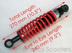 Front Shock Xc (eye To 9.50"), For TPATV507 110CC. Fixed Price $29.99.