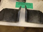 1996 Kawasaki Bayou KLF220 Oem Rear Mudflaps Heel Guard Right Left. Fixed Price $44.00.