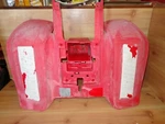 1987-89 Yamaha Warrior Rear Fender Red Plastic 1UY-W2161-12-00. Fixed Price $50.00.