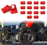 Tire Wheel Hub Caps Accents Kit For Can-am Ryker, New Adrenaline Red. Fixed Price $33.62.