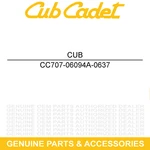 Cub Cadet 707-06094A-0637 Fender Bracket Left Hand Powder Black Challenger 4X2. Fixed Price $17.95.