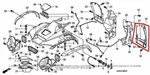 New Oem Honda Fourtrax Foreman Rubicon Trx 500 Front Left Splash Mud Guard Lower. Fixed Price $159.95.